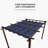 Purple Leaf Aluminium Pergola With Canopy-80546450-96127694