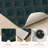 Scallop Pattern Non-Slip Washable Kitchen Mats