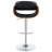 Black And Chrome Adjustable Bar Stool