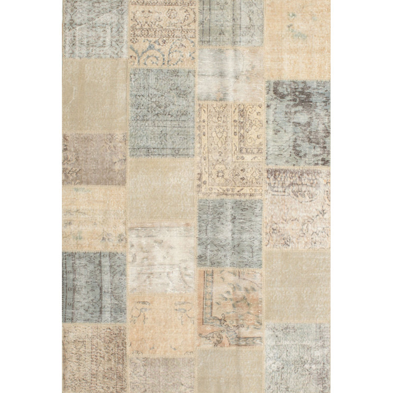 Tapis beige contemporain, Rectangle 7 pi x 10 pi