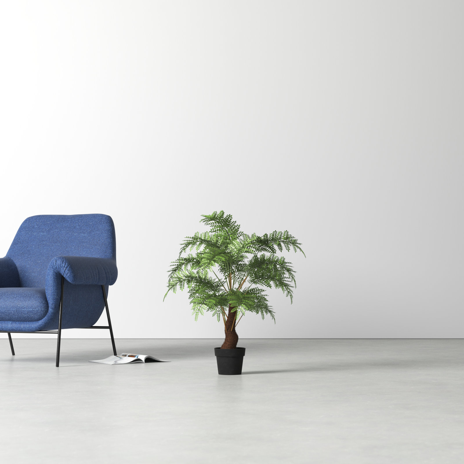 30'' Faux Fern Plant in Pot