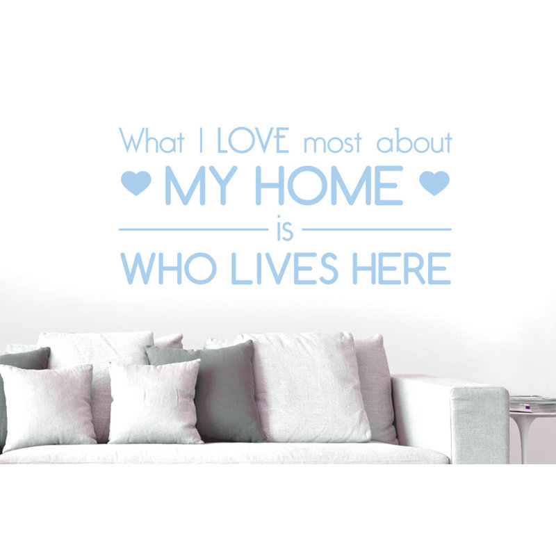 Wall Decal, Light Blue, Medium