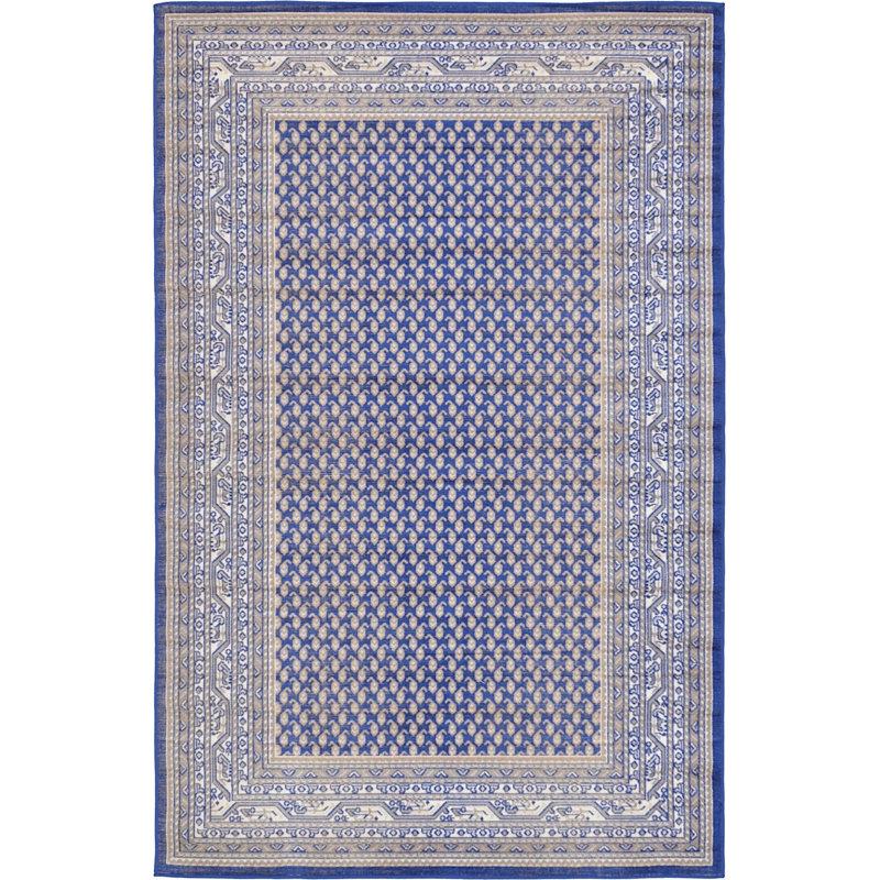 Tapis bleu area Wingate, Rectangle 4 pi x 6 pi