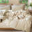 MooMee Duvet Cover Set 100% Washed Cotton Linen Like Textured Lightweight-111219964-109236629
