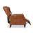 Vintage Pu Leather Recliner Chair With Heated Massage & Wingback Design-129215568