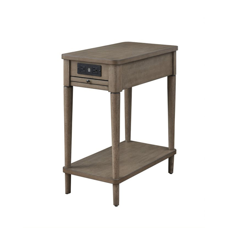 Table de bout Blatt, Bouleau gris