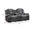 Causeuse inclinable double en similicuir Gurutz-1965923809