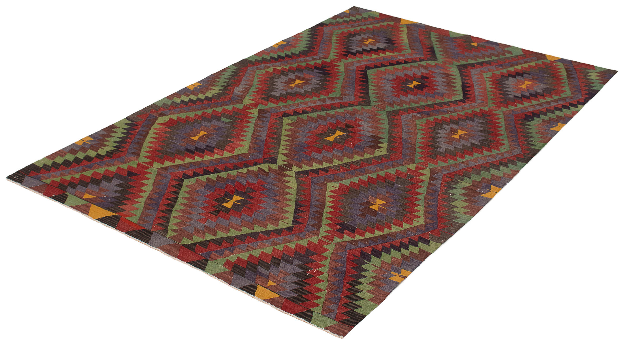 World Menagerie One-of-a-Kind Norcross Handmade Kilim 6'3