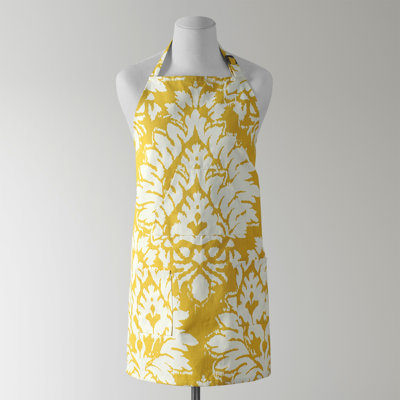 Printed Cotton Kitchen Apron with Pockets Adjustable