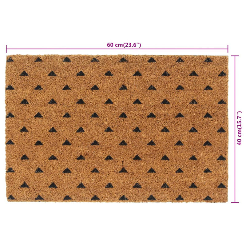 Lipscomb Non-Slip Indoor / Outdoor Doormat, 40cm W x 60cm L