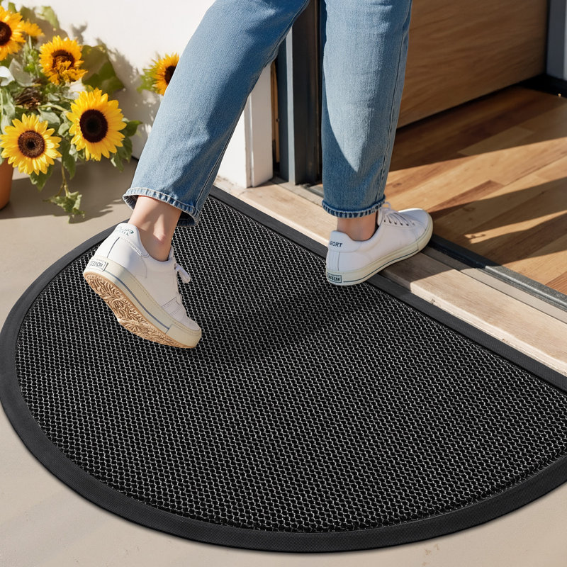 Paillasson antidérapant pour l'intérieur et l'extérieur, 17" W x 30" L