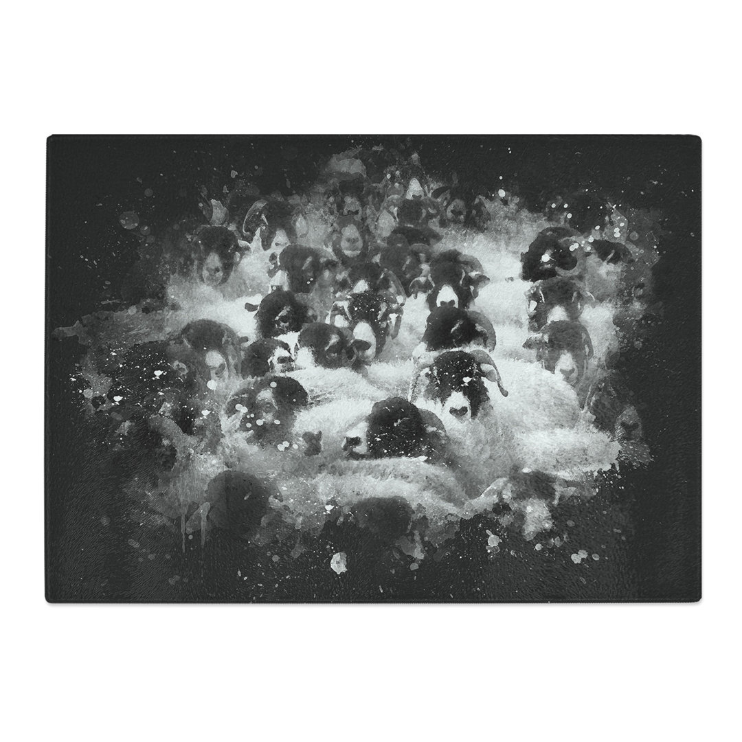 Flock of Sheep Vol.2 Paint Splash Chopping Board