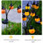 6 lanternes de citrouille solaires pour l'extérieur pour jardin d'Halloween avec pierres tombales (ensemble de 4)