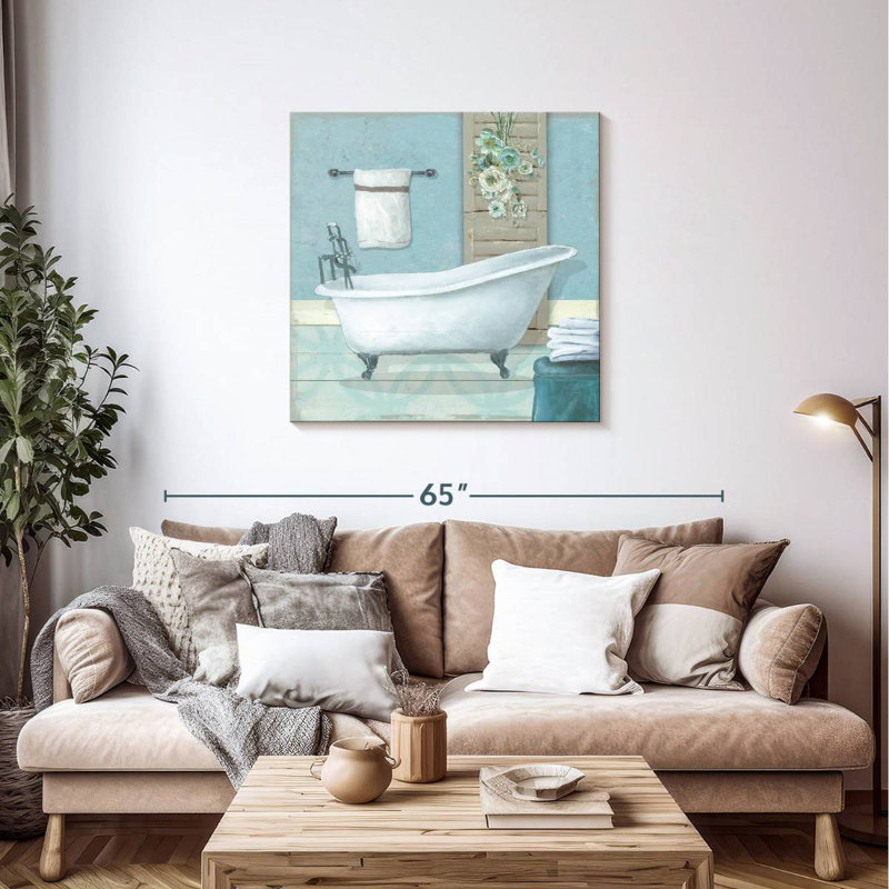 Bain bleu sarcelle Kerrick I, H 36 po x l 36 po