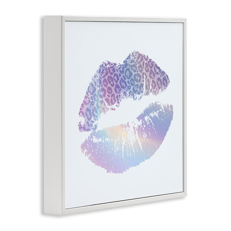 Giclée encadrée à motif glamour, design par Kim Allen, H 17 po x l 17 po, Giclée encadrée blanc bord de mer