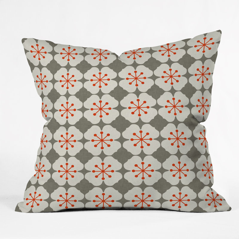 Holli Zollinger Flowerjacks Indoor / Outdoor Floral Throw Pillow
