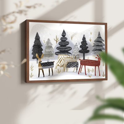 Chirstmas Art-CXLVII -Framed Print - Restickable
