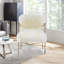 Fauteuil d'appoint rembourré en laine 24,5 po-1937791974