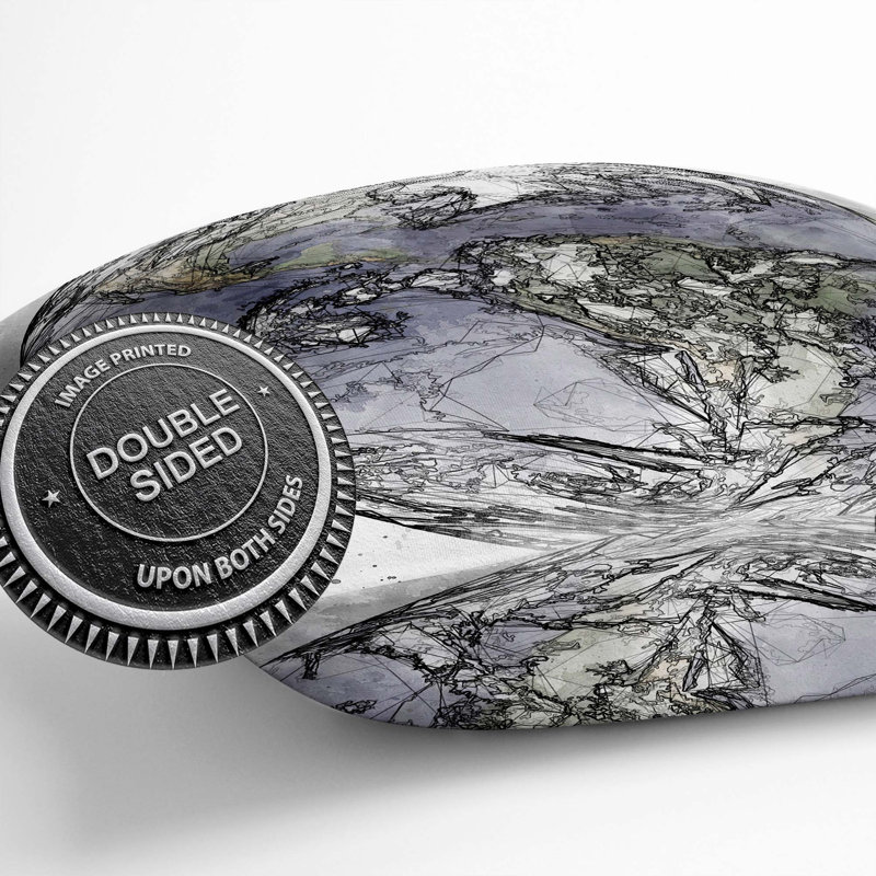 Image of Earth Cushion with Filling, 40cm H x 40cm W x 15cm D