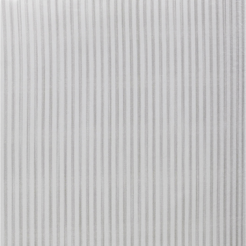 Gray Striped Cotton Percale Queen Sheet Set