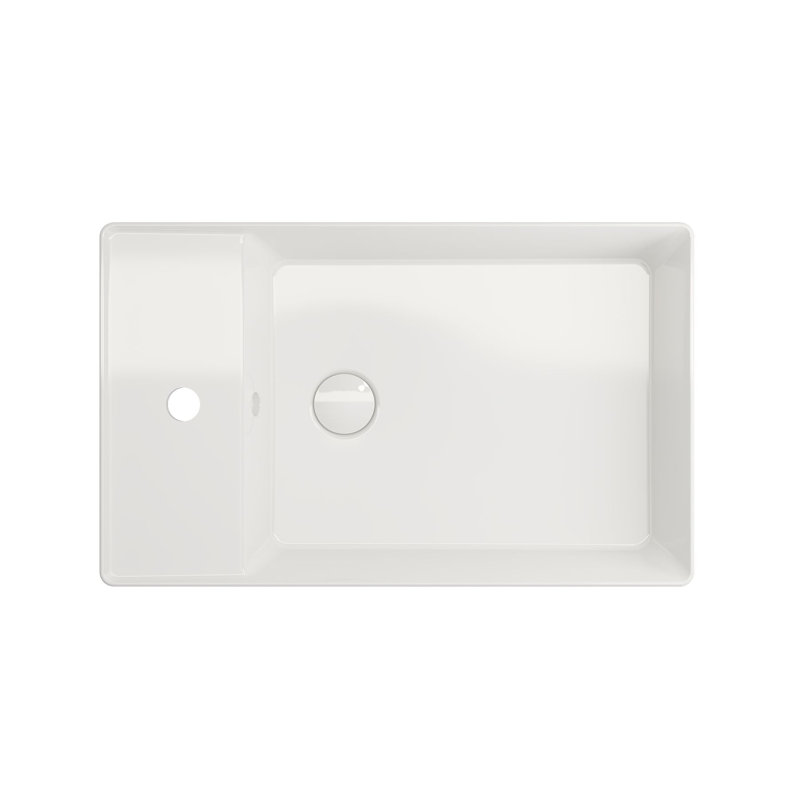 Sottile 23.5'' L Bathroom Sink, White