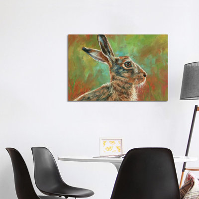 Hare by David Stribbling - Wrapped Canvas Painting