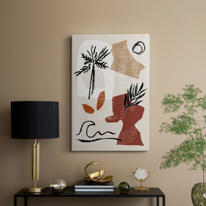 Soft Palms III - galerie sur mesure, H 27 po x l 18 po