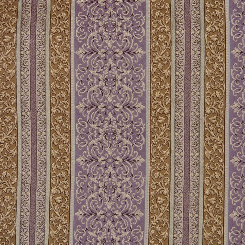 Allure Fabric, Purple/Brown