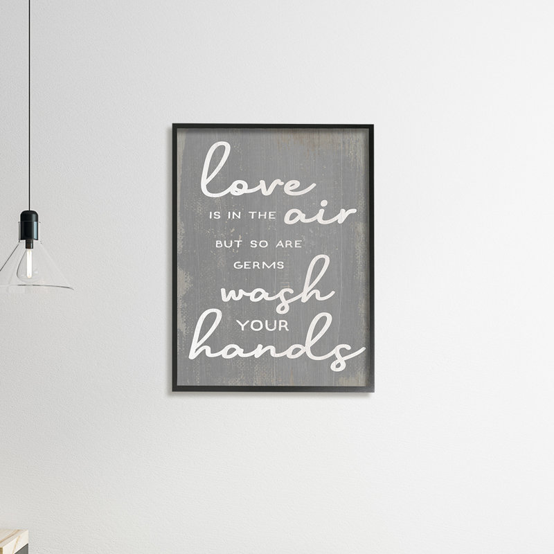 Art textuel sur toile tendue, Giclée encadrée noir minuit, H 14 po x l 11 po