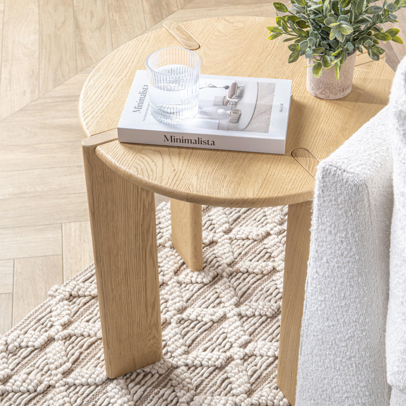 Kering Solid Wood End Table