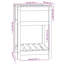 Aalap Wood Raised Garden Bed-1019041435-1019041431