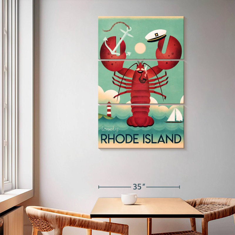 Masam, Rhode Island rétro, H 65 po x l 42 po
