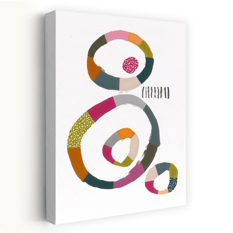 Art mural moderne abstrait abstrait coloré audacieux 3, 60" H x 40" W