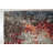 Gray Hand Knotted Wool Wine Contemporary Abstract 8' x 10' Area Rug
