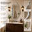 24" x 36" Silver Oval Bathroom Vanity Mirror, Aluminum Frame, 4mm HD Shatterproof Glass, Wall Mounted Vertical & Horizontal-925263782-925263783
