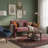 Modern Double Compact Upholstered Sofa-248923513