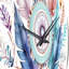 Horloge murale pastel turquoise Boho Dreamcatcher-93381999