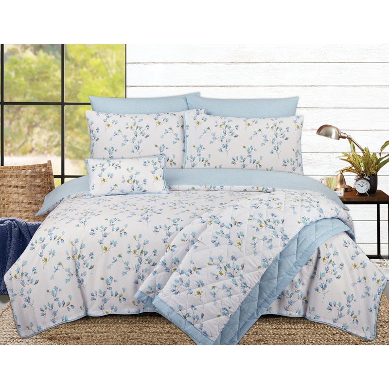 Schooley Floral Duvet Cover Set with Pillowcases, Pink, Super King Duvet Cover + 2 Standard Pillowcases