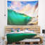 Vagues sous la tapisserie du ciel nuageux Seascape-28484330