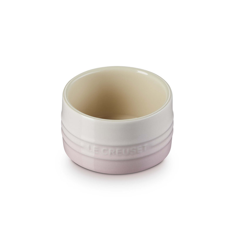 Le Creuset Stoneware Stackable Ramekins, Shell Pink