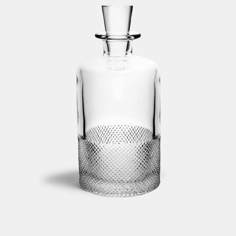 Diamond Crystal Glass, 9.4'' H x 4.3'' W x 4.3'' D