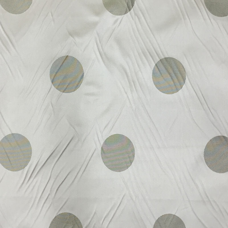 Contempo Fabric | Two-Toned Dotted Silk Fabric | Drapery & Curtain Fabric, Basil