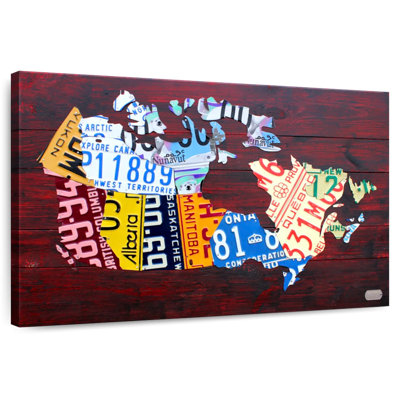 Aliaz Canada License Plate Map