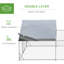 129m² Walk In Chicken Run