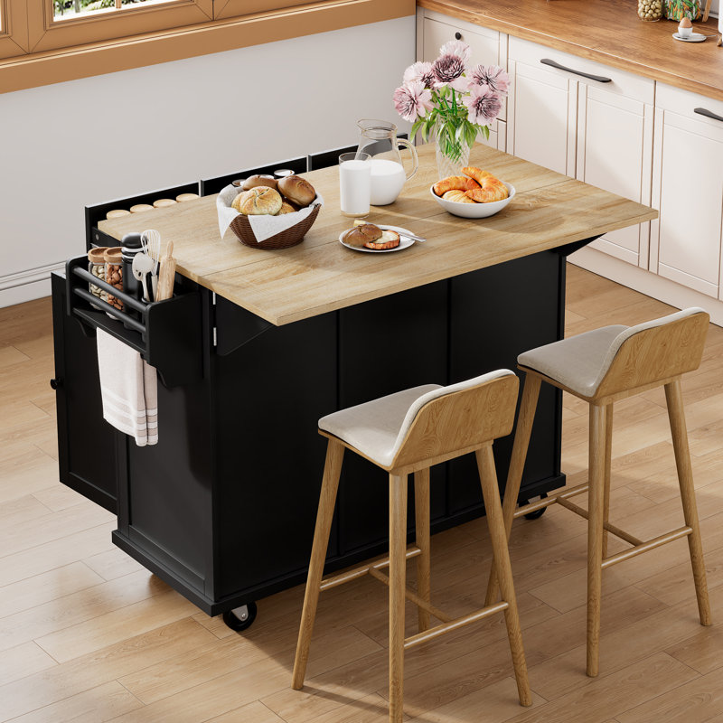 Kitchen Island, Black