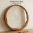 Round Solid Wood Framed Wall Mirror, Decorative Bathroom Vanity Mirror-1067851408-1067851439
