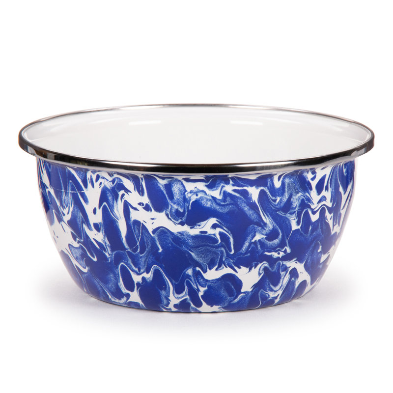 24 Oz. Salad Bowl, Cobalt Swirl
