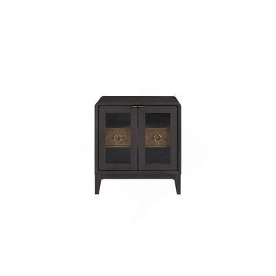 Glass Door Nightstand
