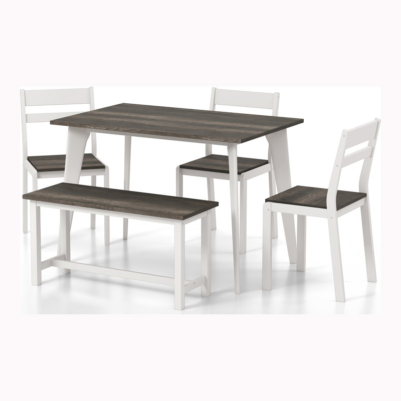 Dining Set, Grey/White