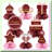 Party Balloon Bundle 142pcs Blue Gray Latex